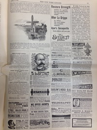 Газета New York Ledger page 15
