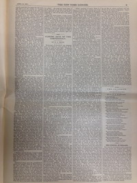 Газета New York Ledger page 9